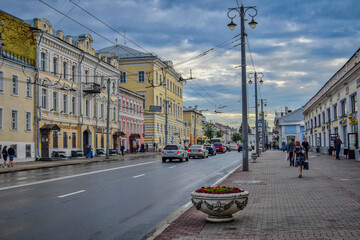 Naklejka premium Bolshaya Moskovskaya street in Vladimir city