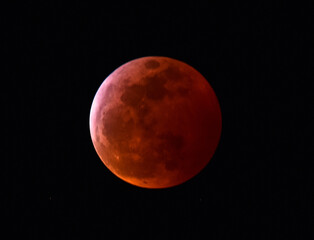the super blood wolf moon  lunar eclipse of january 2019