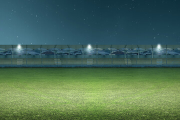 Tribune seat on the stadium sport