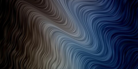 Light Blue, Red vector template with curved lines.