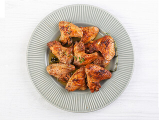 Grilled spicy chili chicken wings