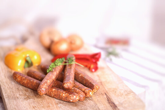 merguez and chipolatas, barbecue sausage