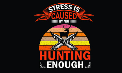 New Hunting T-shirt Design Template