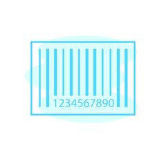 Illustration Vector graphic of barcode icon template