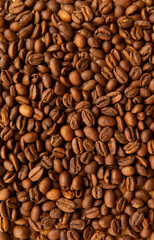 Obraz premium Roasted coffee beans. arabica. Can be used for background.