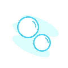 Illustration Vector graphic of bubble icon template