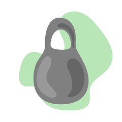 Dumbbells for sports exercises with free weights. Dumbells for home and gym workout. Athletic equipment for strength