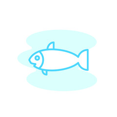 Illustration Vector graphic of fish icon template