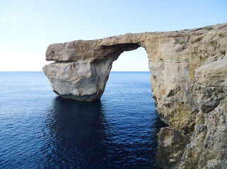 Fototapeta na wymiar Azure window, Gozo island, Malta