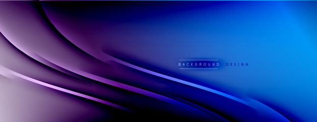 Abstract background. Shadow lines on bright shiny gradient background.