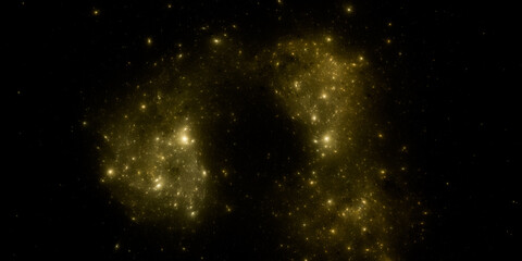 Banner Star field background . Starry outer space background texture . Colorful Starry Night Sky Outer Space background. 3D illustration
