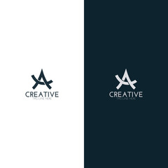 Initial letter a template modern design vector logo