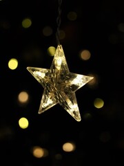 golden christmas star