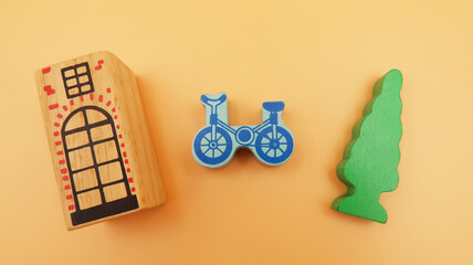 自転車でサイクリング