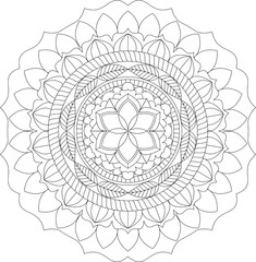 Mandalas Sterne Floral Mandala Design Blumen Stern Malbuch	