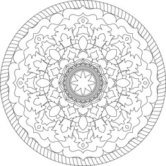Mandalas Sterne Floral Mandala Design Blumen Stern Malbuch	