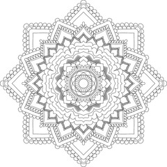Mandalas Sterne Floral Mandala Design Blumen Stern Malbuch	