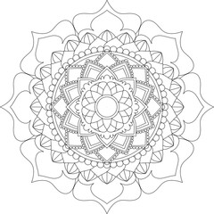 Mandalas Sterne Floral Mandala Design Blumen Stern Malbuch	