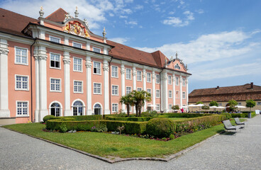 Fototapeta premium das neue Schloss in Meersburg am Bodensee 