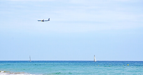 Playa de El Prat de Llobregat, Barcelona, Catalunya, España, europa