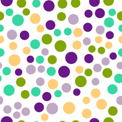 Fototapeta na wymiar Abstract seamless pattern with circles. Geometry pattern for fabric and textile 