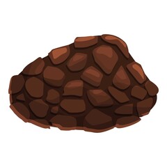 Vegetable truffle icon cartoon vector. Mushroom fungus. Cooking fungi truffle