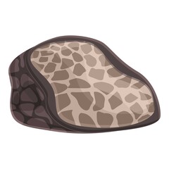 Eco truffle icon cartoon vector. Fungus truffle. Cooking mushroom