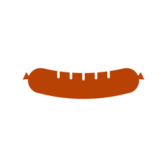Grilled sausage icon