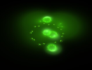 Imaginatory fractal background generated Image