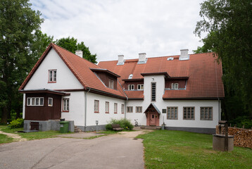 Fototapeta na wymiar historic manor in estonia europe