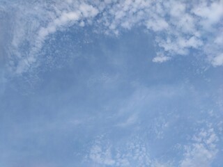 blue sky with clouds