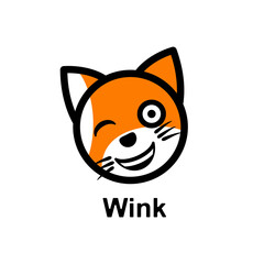 Vector Set Design Emoticon Reaction Face Cat