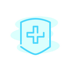 Illustration Vector graphic of insurance icon template