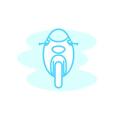 Illustration Vector graphic of motorcycle icon template