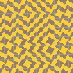 Abstract Geometric Pattern generative computational art illustration