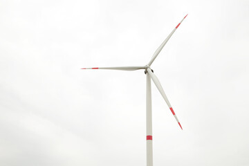 Windmills for electric power production on a cloudy day