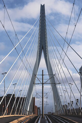 Obraz na płótnie Canvas city bridge city