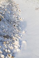 dirty snow