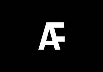 this is creative text latter AF logo