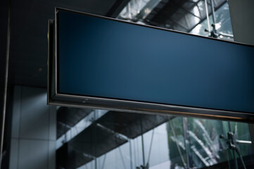 Fototapeta premium Empty board at an airport