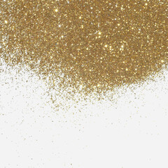 Gold glitter in vintage colors for your design