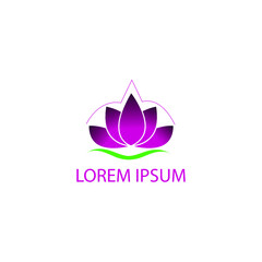 lotus logo design template