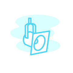 Illustration Vector graphic of spotlight icon template