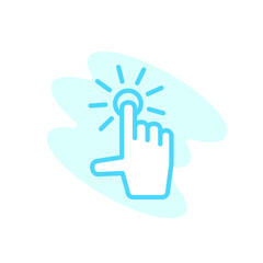 Illustration Vector graphic of touch screen icon template