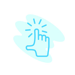 Illustration Vector graphic of touch screen icon template