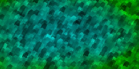 Light Blue, Red vector template in hexagonal style.