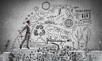 Study hard to become successful businessman.