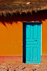 Porte colorée Tupiza Sud Lipez Bolivie