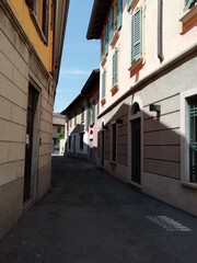 narrow street in the old town country