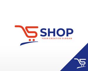 Online Shop Logo. Good Shop Logo design vector